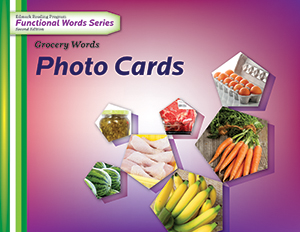 Edmark Reading Program Functional Words Series - Second Edition: Grocery Words, Photo Cards